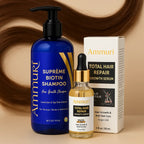 Ammuri Biotin Haircare Set – Anti-Hair Loss Shampoo & Strengthening Hair Serum for Men & Women
