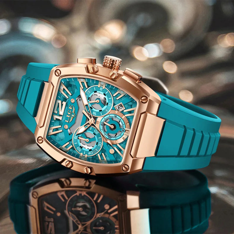 LIGE ChronoX Sport – Hollow Quartz Waterproof Watch