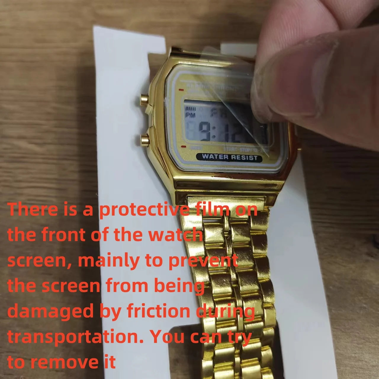 Luxury Square Dial Men's Quartz Watch - Stainless Steel Strap & Calendar