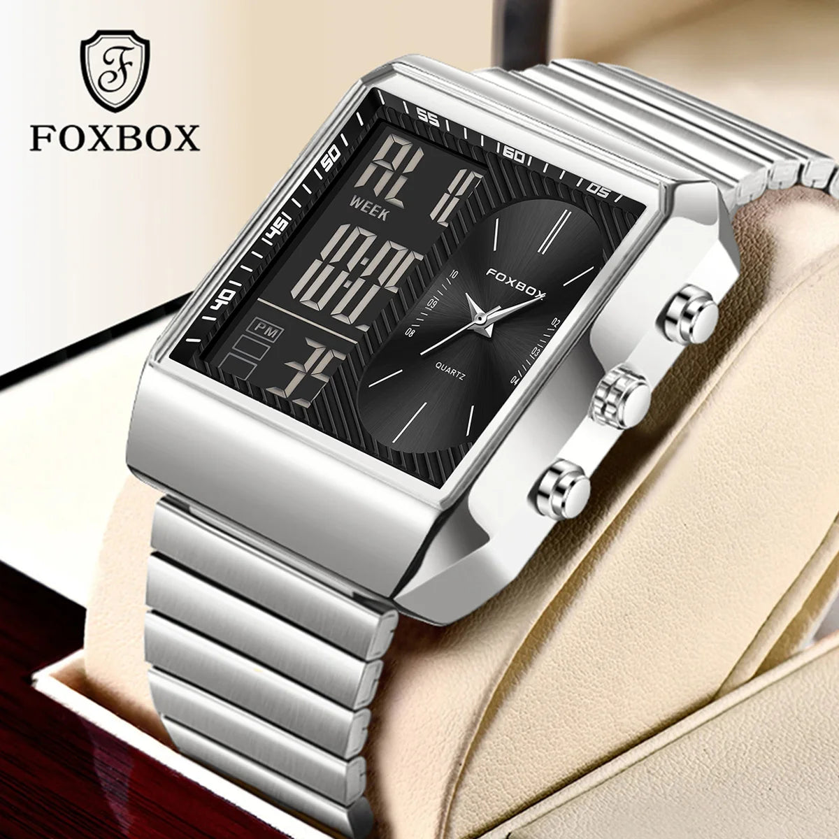 FOXBOX Dual Display Watch