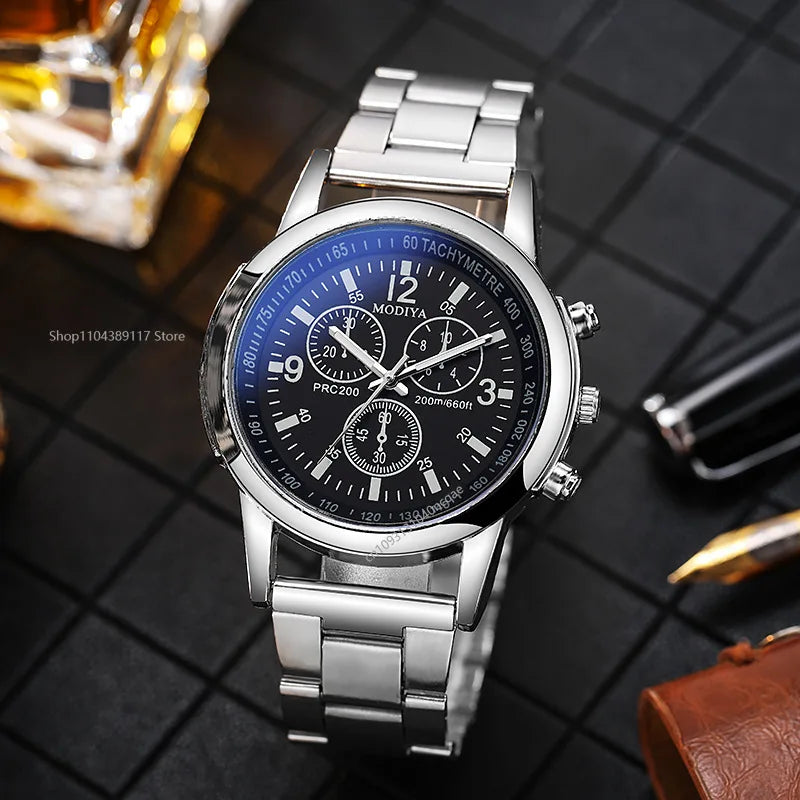 Luxury Men’s Square Quartz Watch.