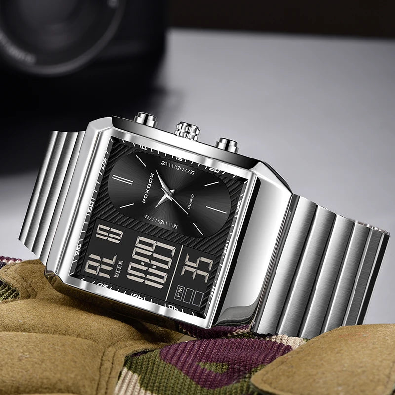 FOXBOX Dual Display Watch